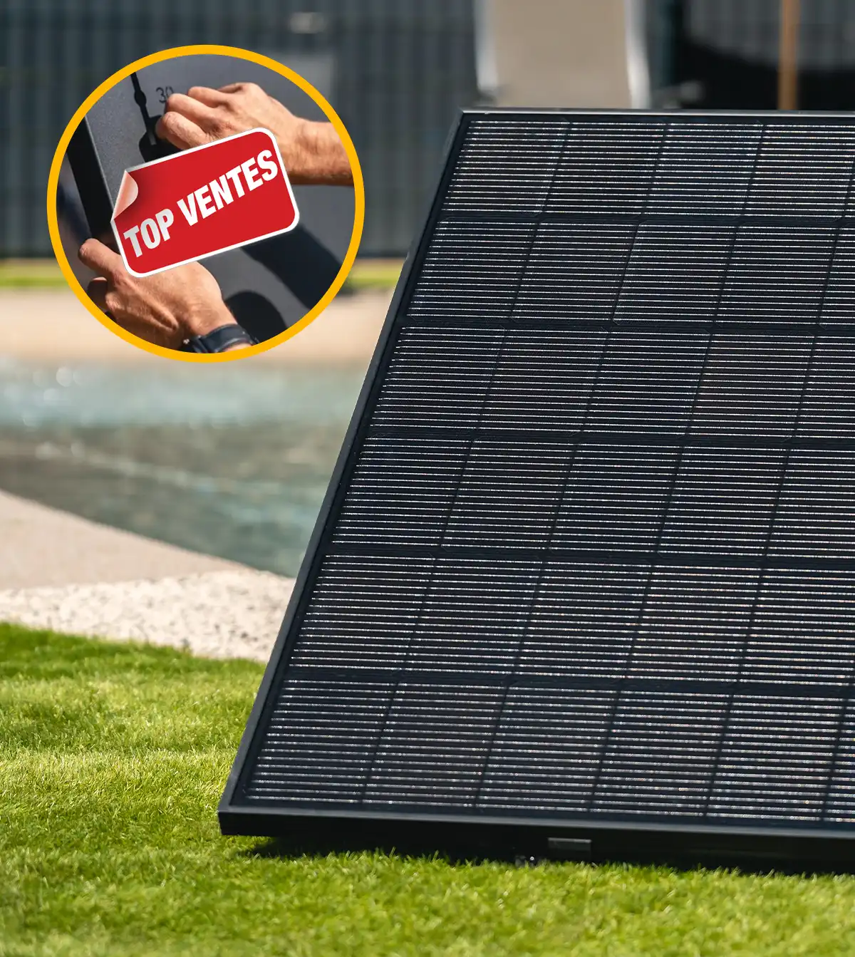 Panneau solaire KODAK® bi-facial Plug & Play installé en 10 minutes